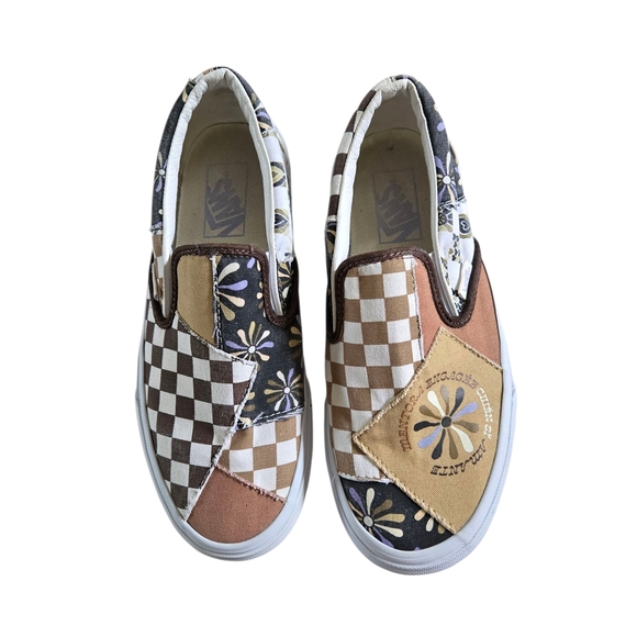 Vans Multicolor Patchwork Slip-On Sneakers - Picture 3 of 7